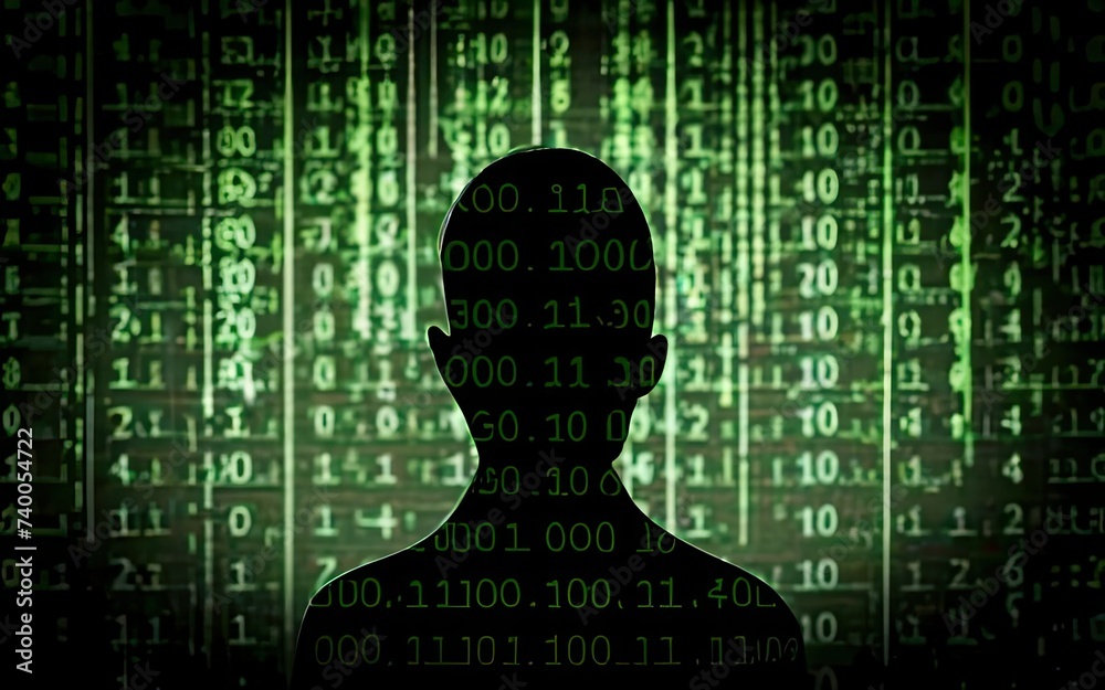 binary code background binary code background