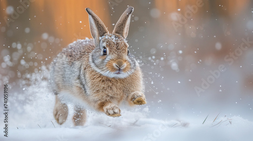 close up wildlife photography, authentic photo of a cute bunny or rabbit in natural habitat, taken with telephoto lenses, for relaxing animal wallpaper and more