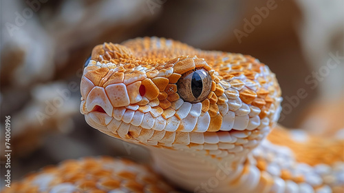 close up wildlife photography, authentic macro photo of a snake in natural habitat, taken with telephoto lenses, for relaxing animal wallpaper and more