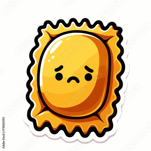 Cute Ravioli Character