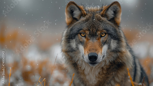 wildlife photography, authentic photo of a wolf in natural habitat, taken with telephoto lenses, for relaxing animal wallpaper and more © elementalicious