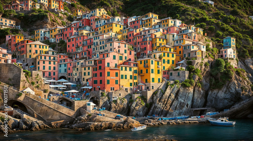 Cinque Terre Italy -A city by the sea in Italy - Europe photo