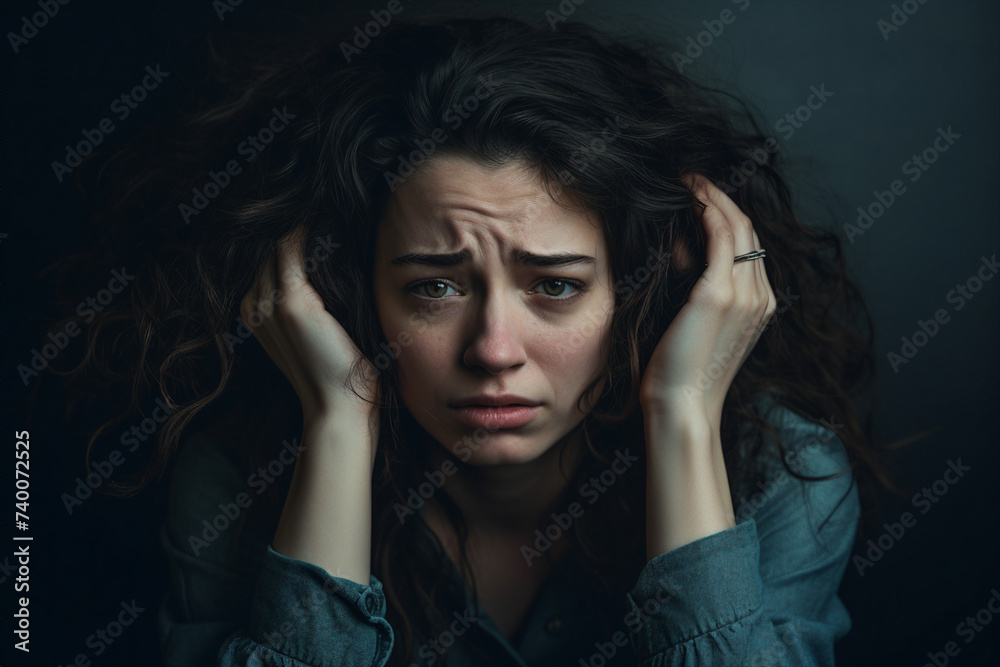 Conceptual image of drug addicted person made with generative AI Conceptual image of drug addicted person made with generative AI