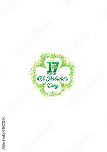 abstract artistic creative st patricks background