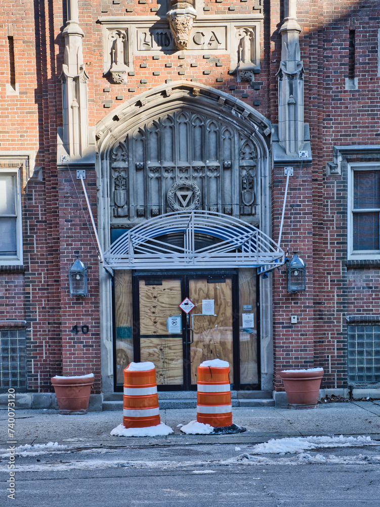 historic former YMCA building in Downtown Columbus, Ohio. 2024 Stock