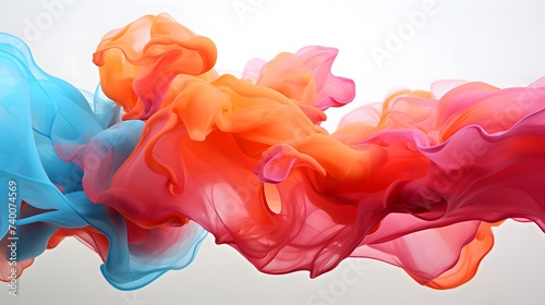 Seamless abstract color wallpaper. Wavy fluid pattern.