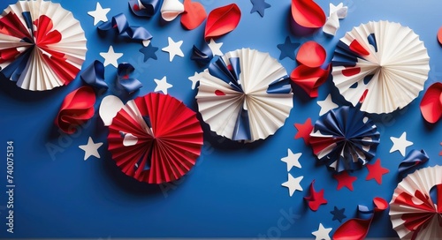 4th of July background, USA Presidents Day, Independence Day, Memorial day, US election concept.