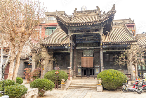 The Great mosque of Xi an. Muslim quarter  Xi an city  Shaanxi province  China.