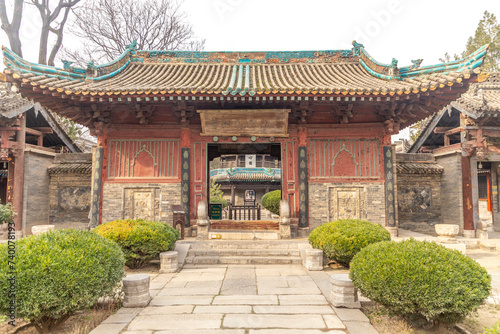 The Great mosque of Xi'an. Muslim quarter, Xi'an city, Shaanxi province, China.