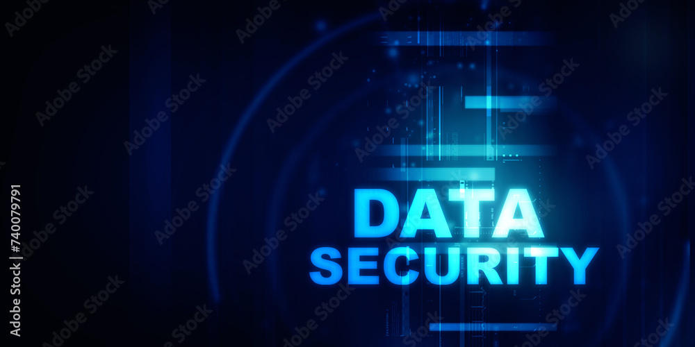 2d illustration abstract data security 2d illustration abstract data security