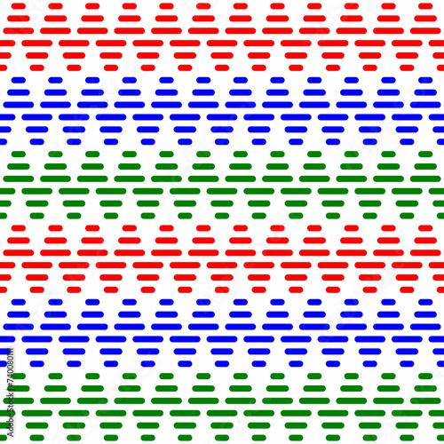 Colorful tribal ethnic seamless pattern background vector. Red, blue and green geometric stripes fabric pattern design. Wall and floor ceramic tiles pattern.