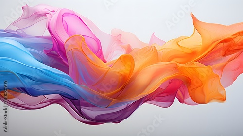 Seamless abstract color wallpaper. Wavy fluid pattern.