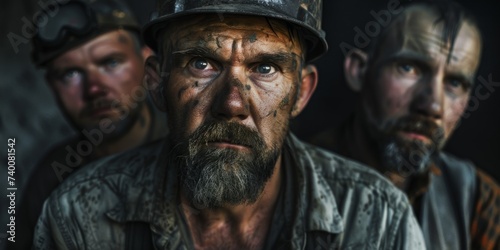 Mine workers miners Generative AI