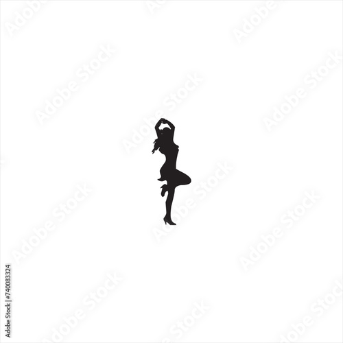 Illustration vector graphic of dance dance icon