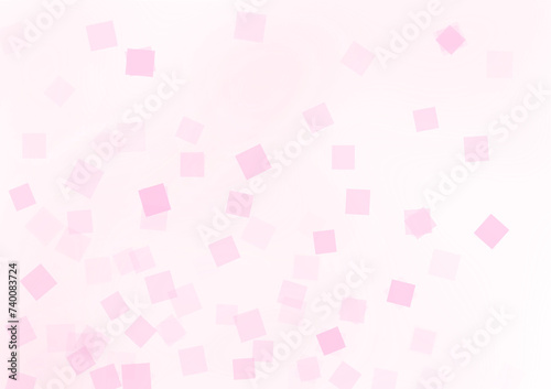 pink and white gradient name background It was decorated with small pink triangles scattered about. Can be used in media design.