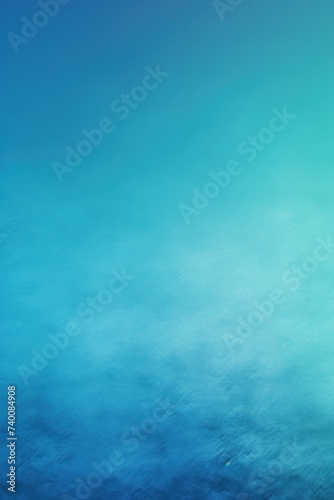 Azure retro gradient background with grain texture 