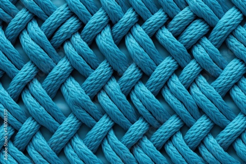 Azure rope pattern seamless texture