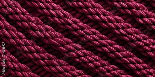 Burgundy rope pattern seamless texture