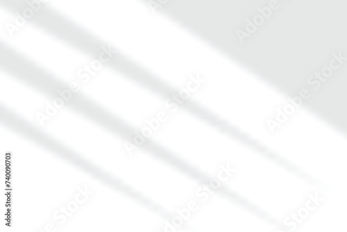 Shadow curtain. Light from window isolated on transparent background. Overlay effect. Jalousie shade. Shadows reflected on the wall. Reflect sunlight from curtains for design mockup. Reflecting lights