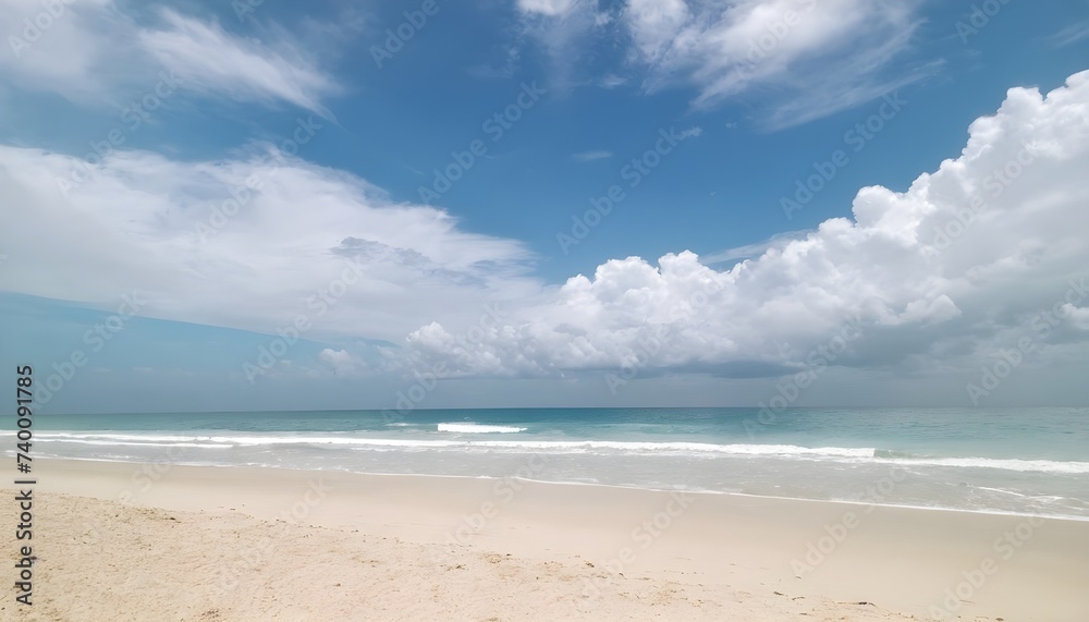 beach under clear cloudy sky in Tropicana