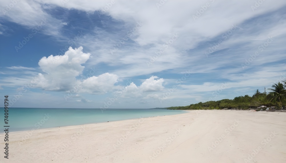 beach under clear cloudy sky in Tropicana