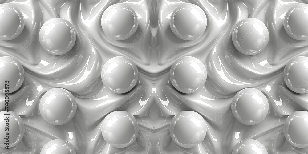 Art illustration abstract light 3D background with white balls Art illustration abstract light 3D background with white balls