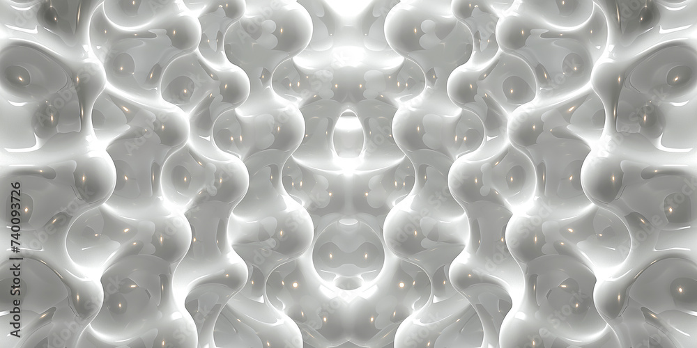 Art illustration abstract light 3D background with white balls Art illustration abstract light 3D background with white balls