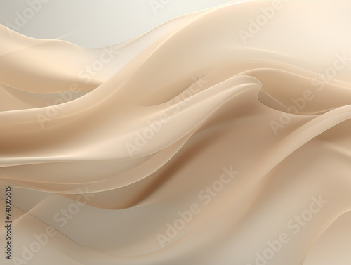 Abstract pastel beige and brown background. line pattern in monochrome colors. Fabric texture