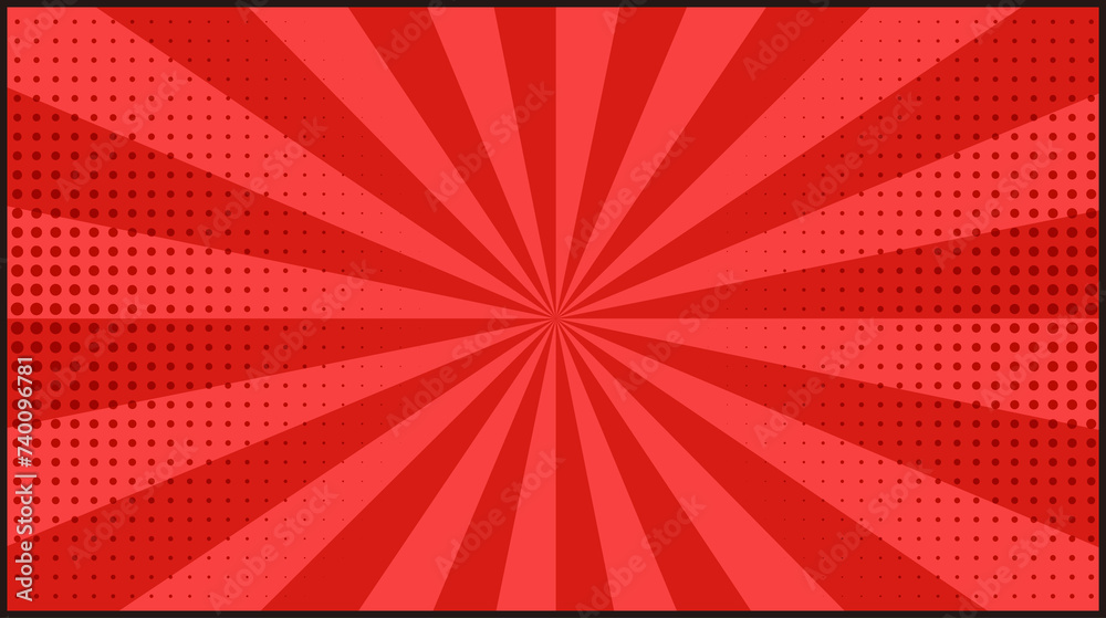 Obraz premium Abstract pop art comic background .Cartoon retro pattern effect.