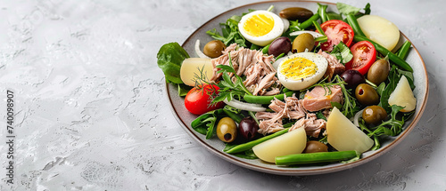 Classic French Nicoise salad