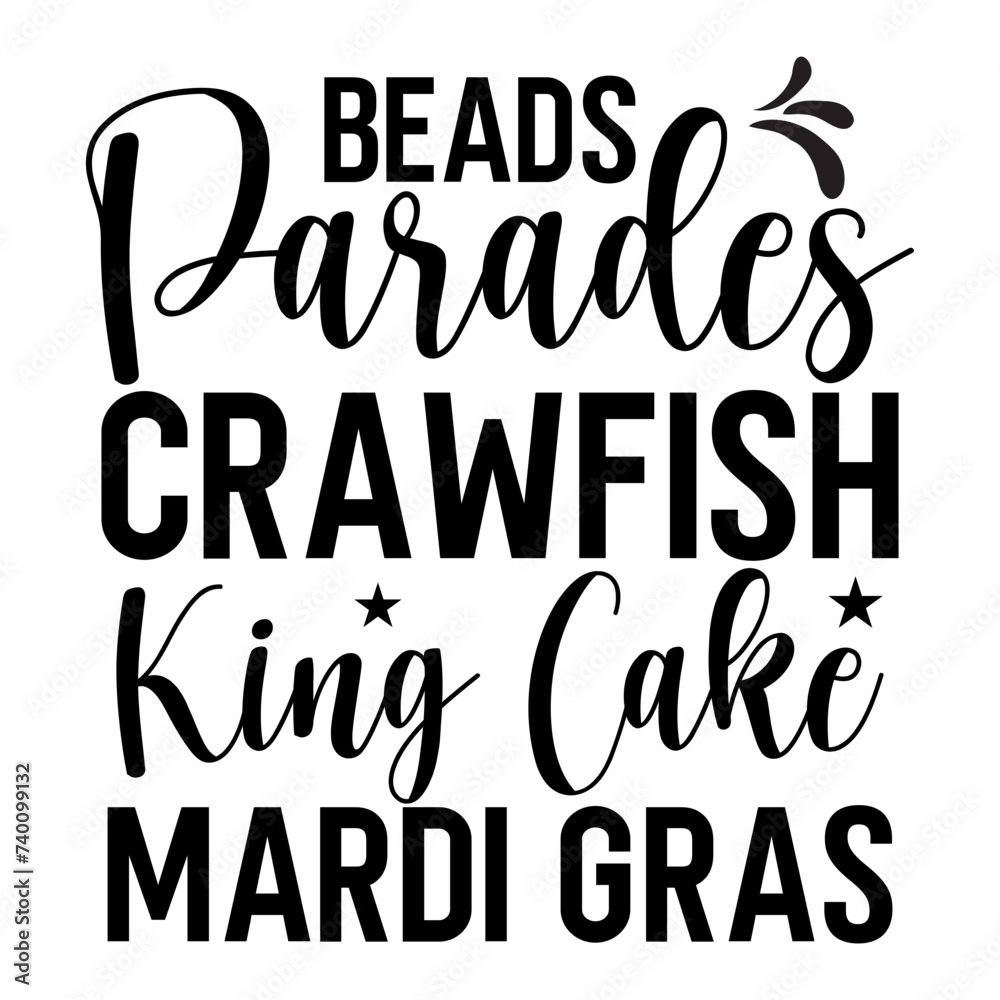 Beads Parades Crawfish King Cake Mardi Gras SVG Designs Beads Parades Crawfish King Cake Mardi Gras SVG Designs