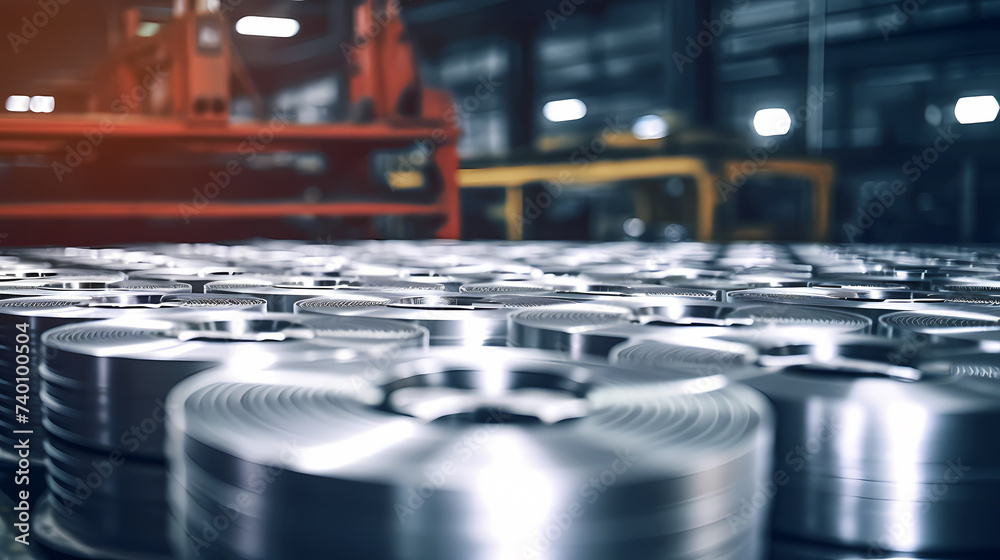 Stainless steel coils at factory site Stainless steel coils at factory site