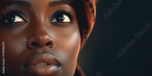 Close up of a person wearing a hat. Suitable for fashion or portrait concepts