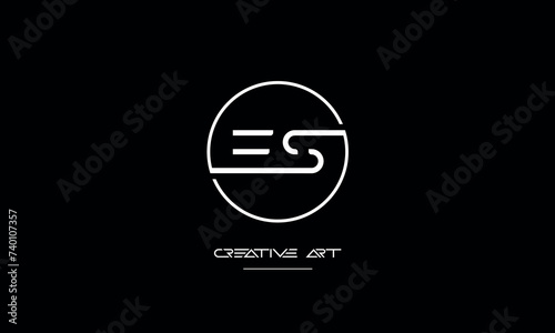 ES  SE  E  S abstract letters logo monogram