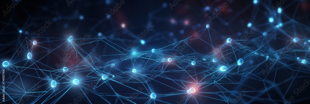 Cyber big data flow. Blockchain Silver data fields. Network line connect stream