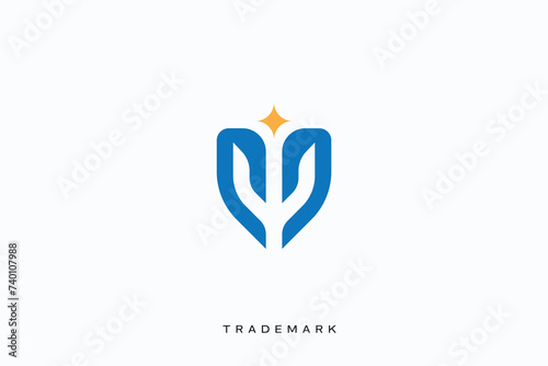 security shield secure protection vector logo