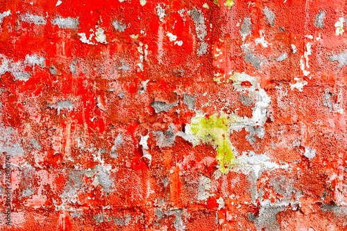 Old red paint background