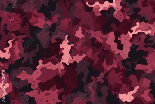 Digital Burgundy camo pattern wallpaper background