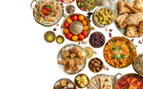 Eid al-Fitr Festive Eid Party Table Setting with Decor On Transparent Background.