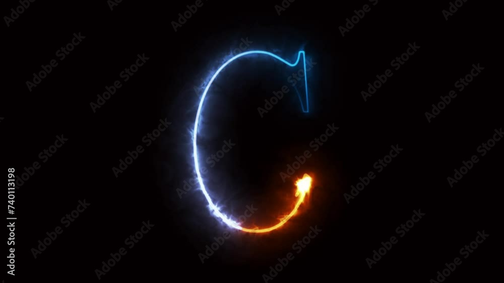 Alphabet text effect illustration transparent element