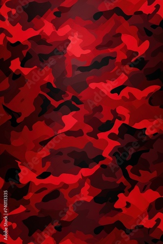 Digital Red camo pattern wallpaper background