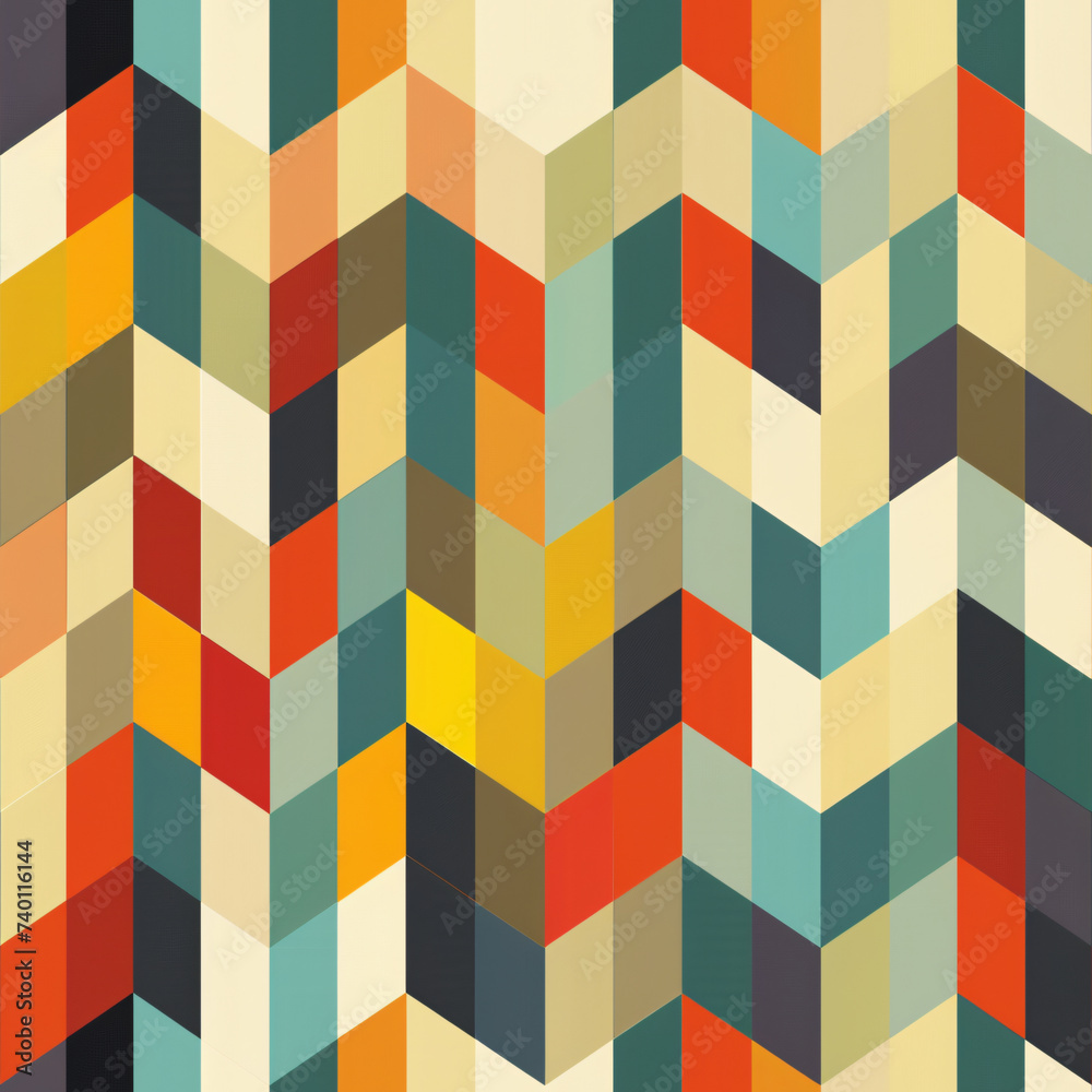 Vibrant Retro Abstract Digital Geometric Wallpaper Pattern Vibrant Retro Abstract Digital Geometric Wallpaper Pattern