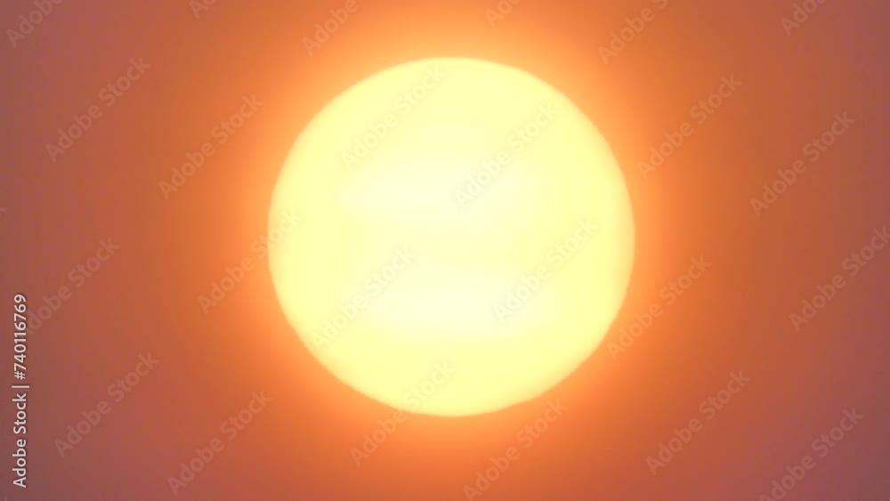 夕日の太陽 夕日の太陽
