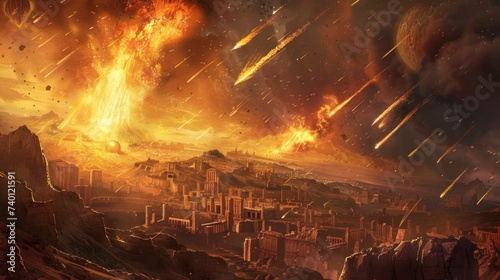 Sodom and Gomorrah destroyed by sulfur meteorites