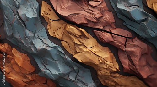 Cracked rock texture