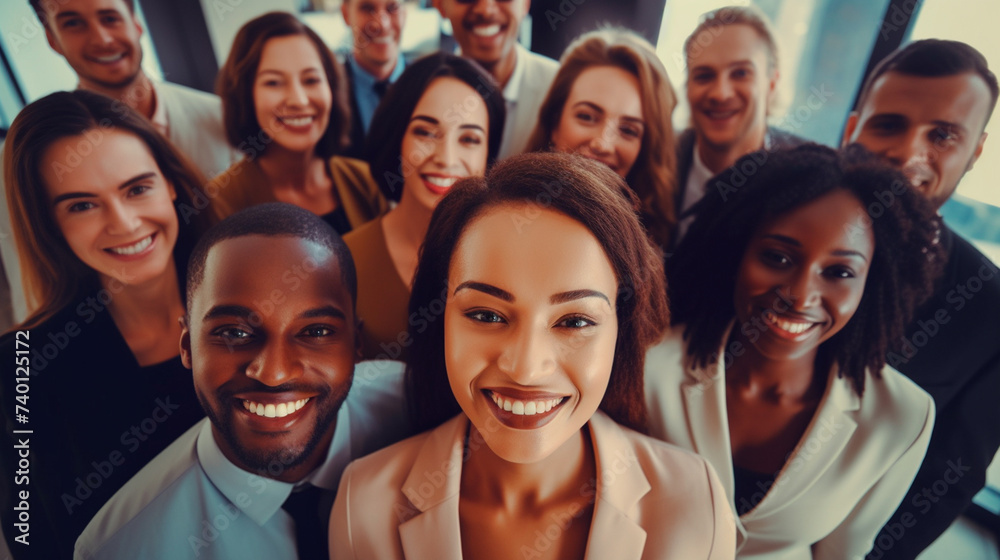 business team in modern office