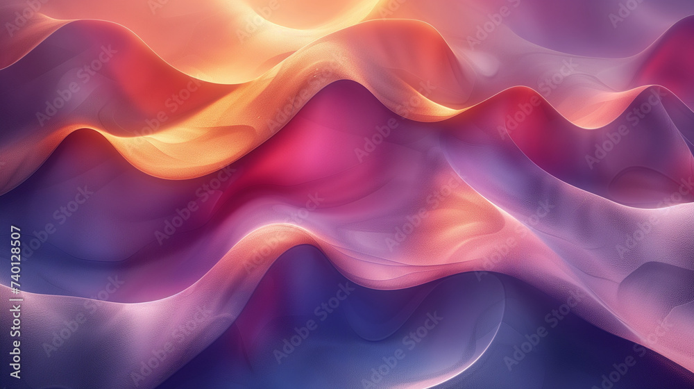 Silk wavy colorful background