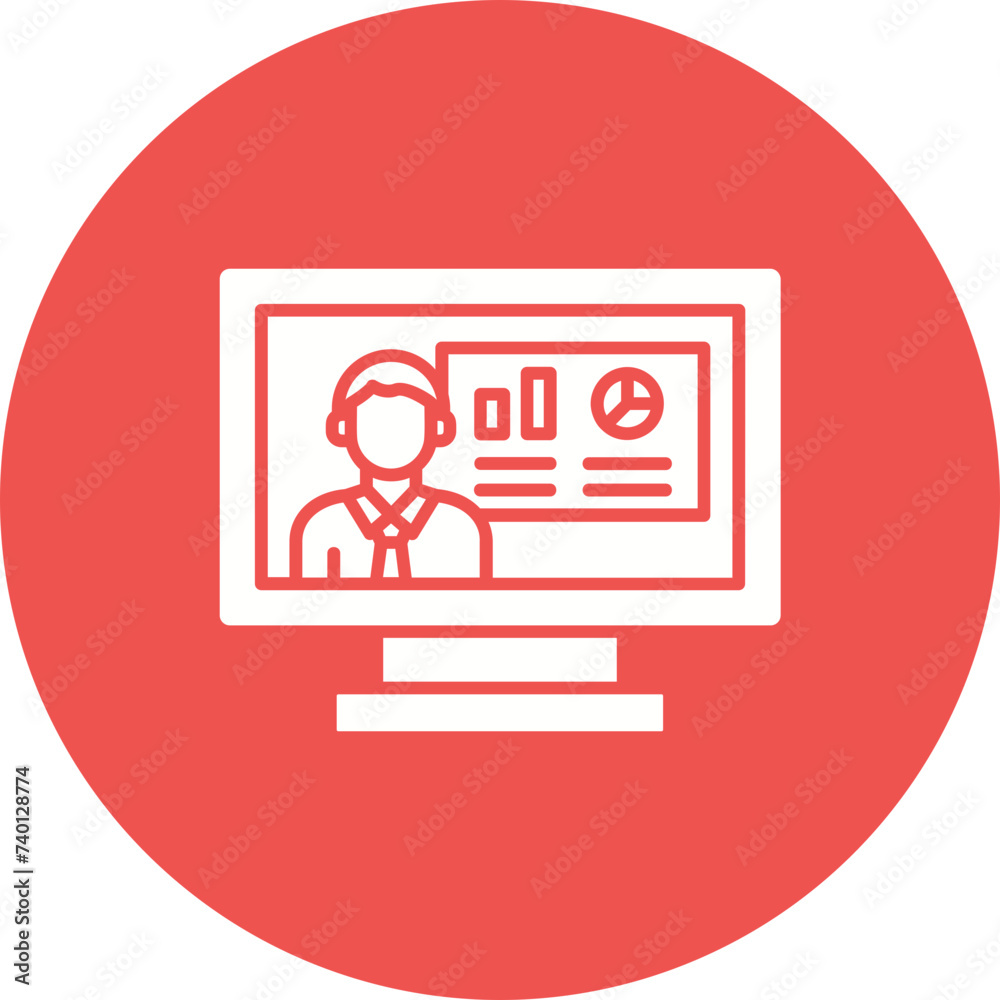 Online learning Icon Online learning Icon
