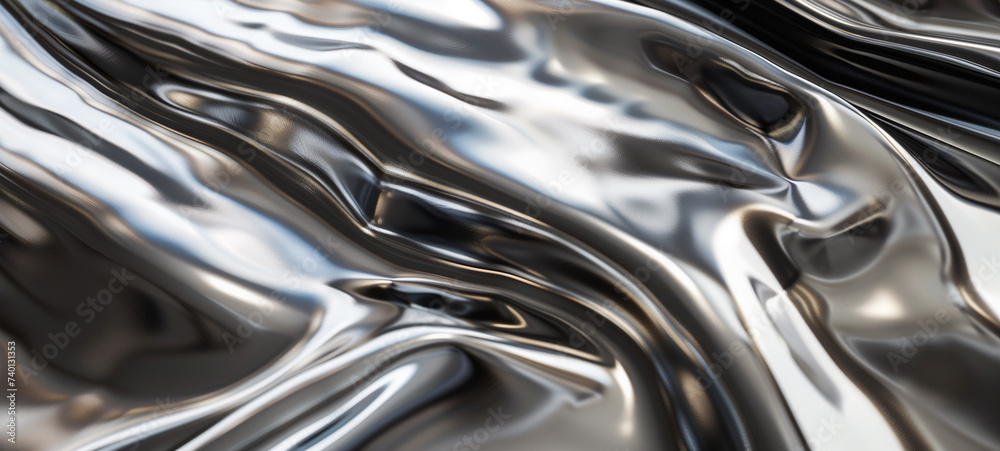 Polished metal, with its sleek texture and reflective surface, exudes modern sophistication Polished metal, with its sleek texture and reflective surface, exudes modern sophistication