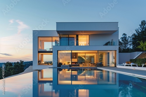 modern house with pool © KemalBerk